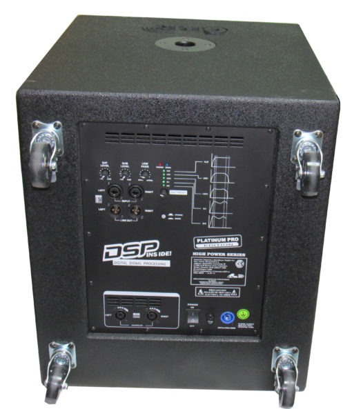 Combo Array 2 Bafles 1000 +sub 1800 Activo Dsp Casi Nuevo