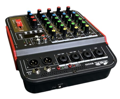 CONSOLA-GBR-MX650-3-510x418 Consola Mixer Sonido 4 Entradas Usb Mp3 Esfect Dsp Envios