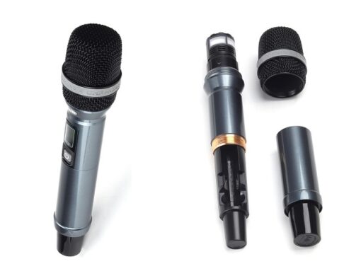 2 Micrófonos UHF mano Inalambrico