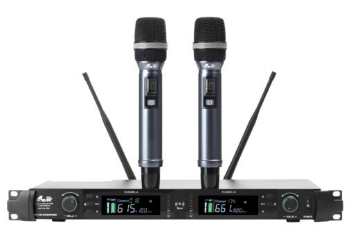 2 Micrófonos UHF mano Inalambrico